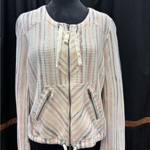 Chic Multicolor Zip-Up Jacket